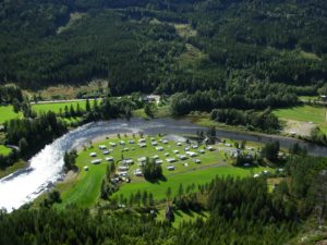 Morudstranda kolonicamping, bilde av campingplassen i Sør-Valdres